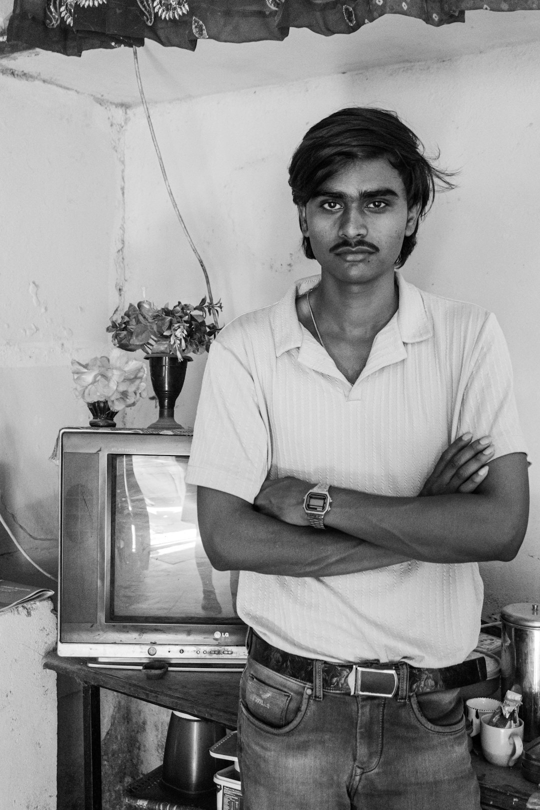 Portrait of a man TV producer